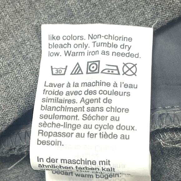 J. Crew 365 Gray Peyton High Rise Wide Legh Cropped Pant Trouser Size 12 - Picture 9 of 9